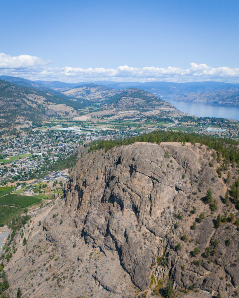 Giants Head Mountain summit in Summerland, British Columbia